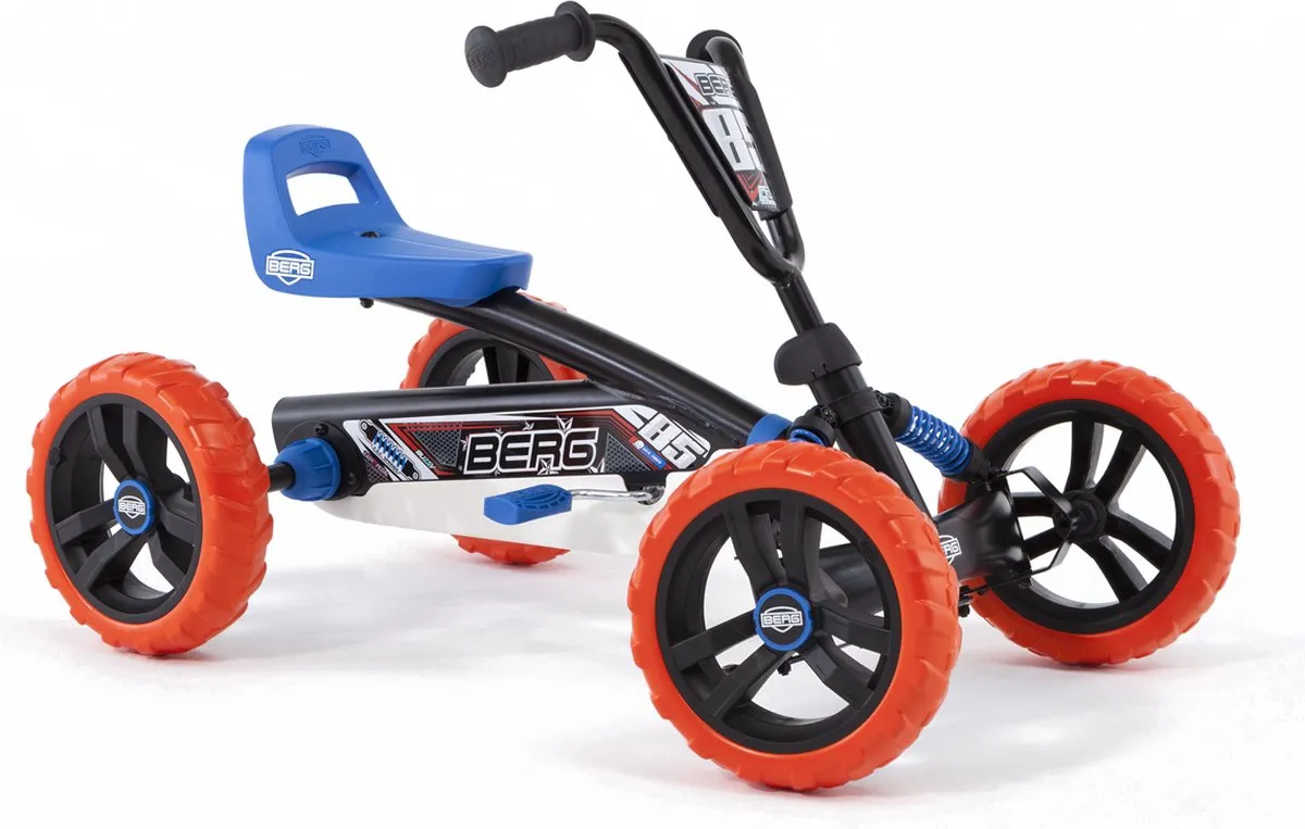 BERG Buzzy Nitro Skelter - Blauw/Oranje - 2 tot 5 jaar - Verstelbaar Zadel + Stuur speelgoed