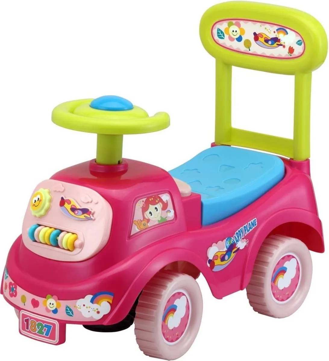 Free2Move Loopauto - Kid's Rider - Pink Airplane speelgoed