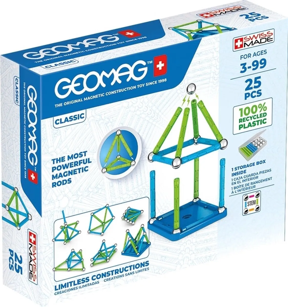 Geomag Classic Green Line 25 delig speelgoed