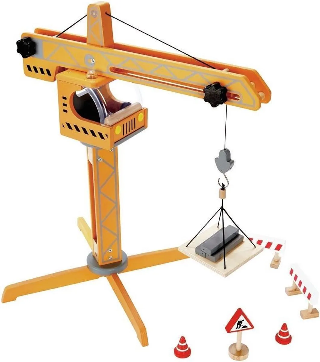 Hape - Crane Lift (E3011) speelgoed