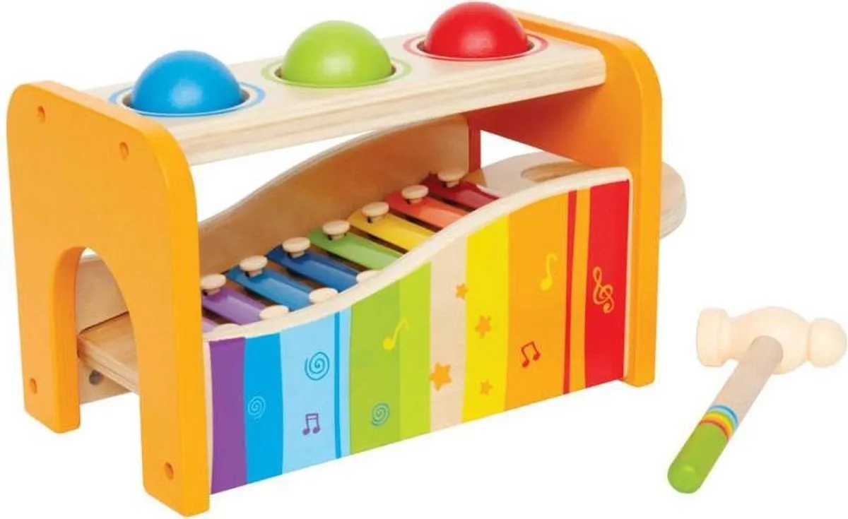 Hape - Hape Hamerbank en Xylofoon 2-in-1 speelgoed
