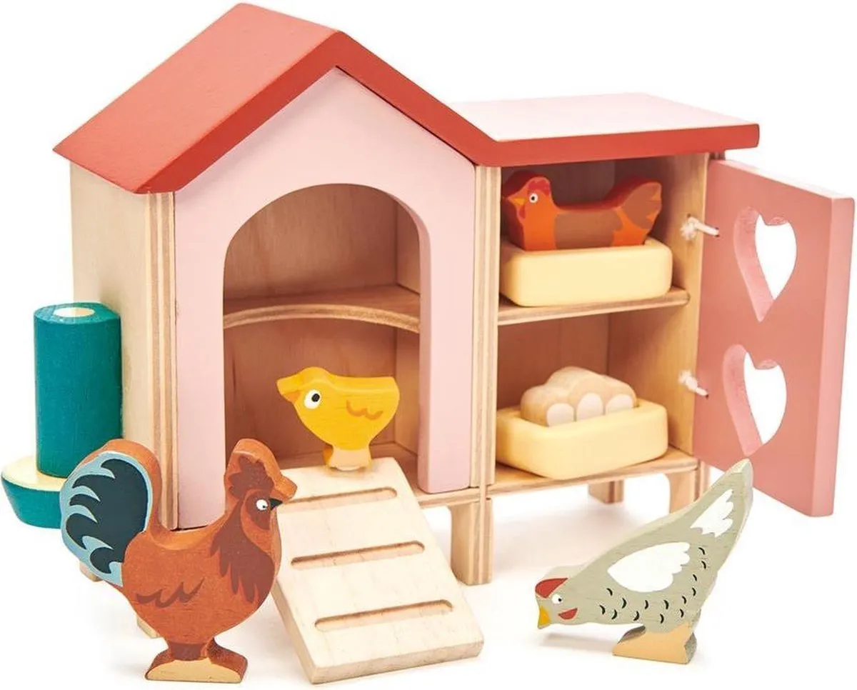 Huisdierenset Kippenren | Tender Leaf Toys speelgoed