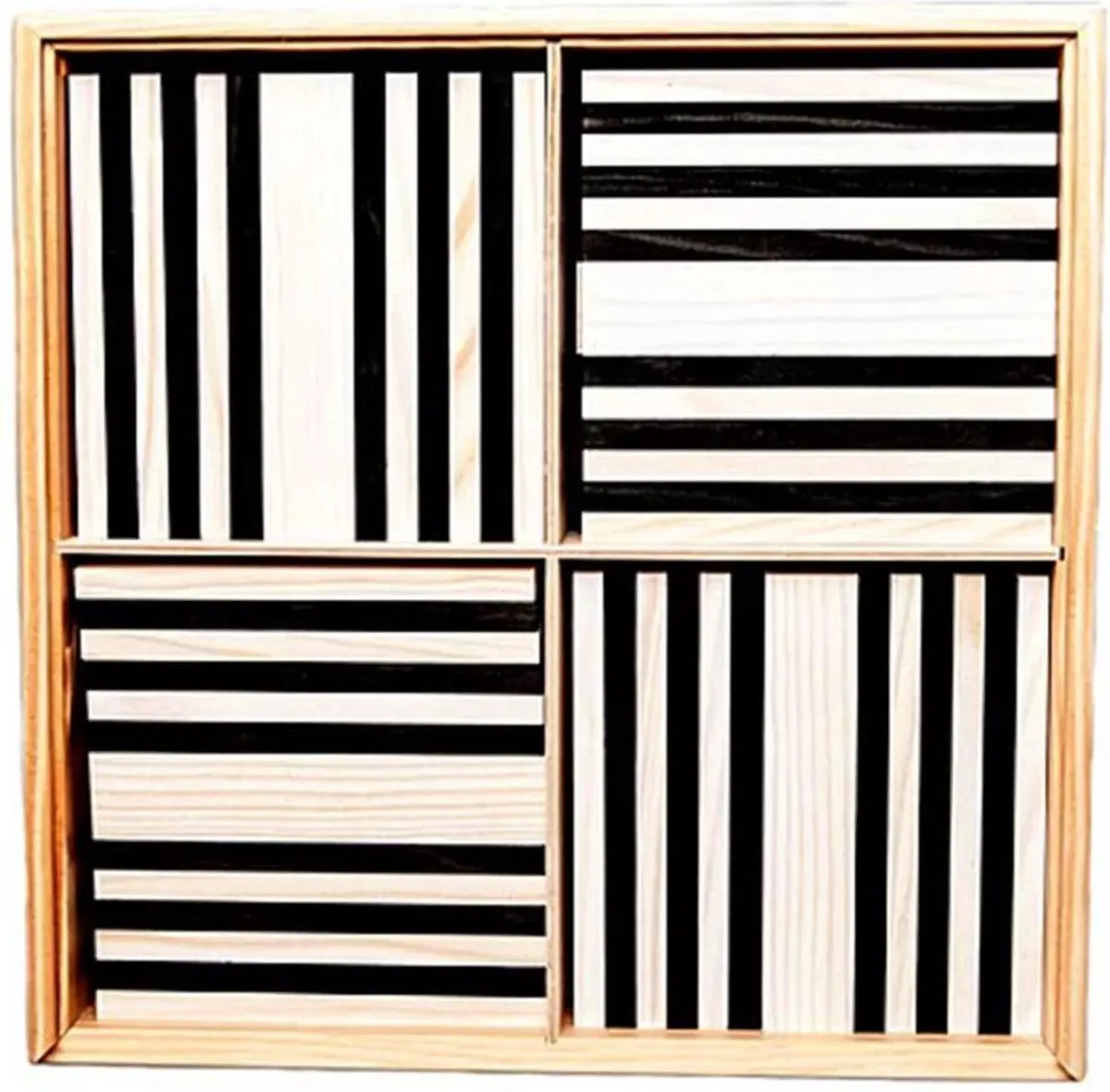 Kapla Color - 100 Planks - Black & White speelgoed