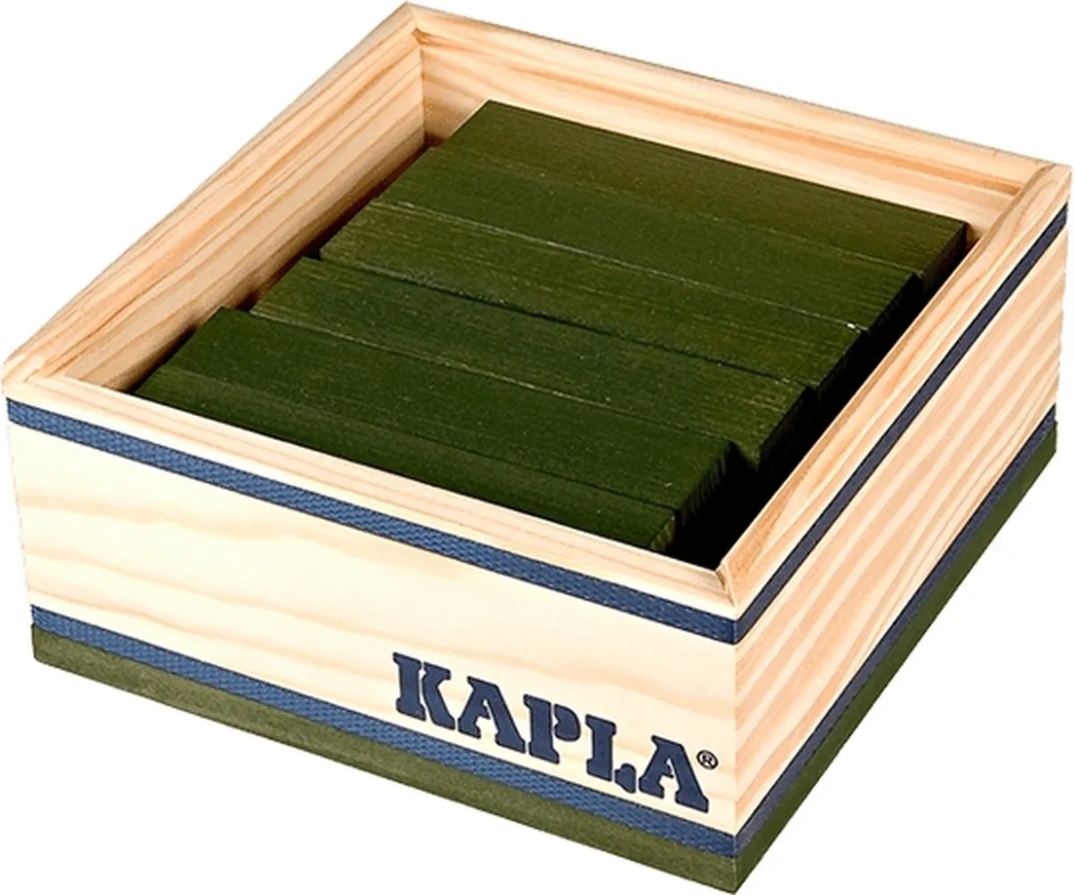 KAPLA Kleur - 40 Plankjes - Groen speelgoed