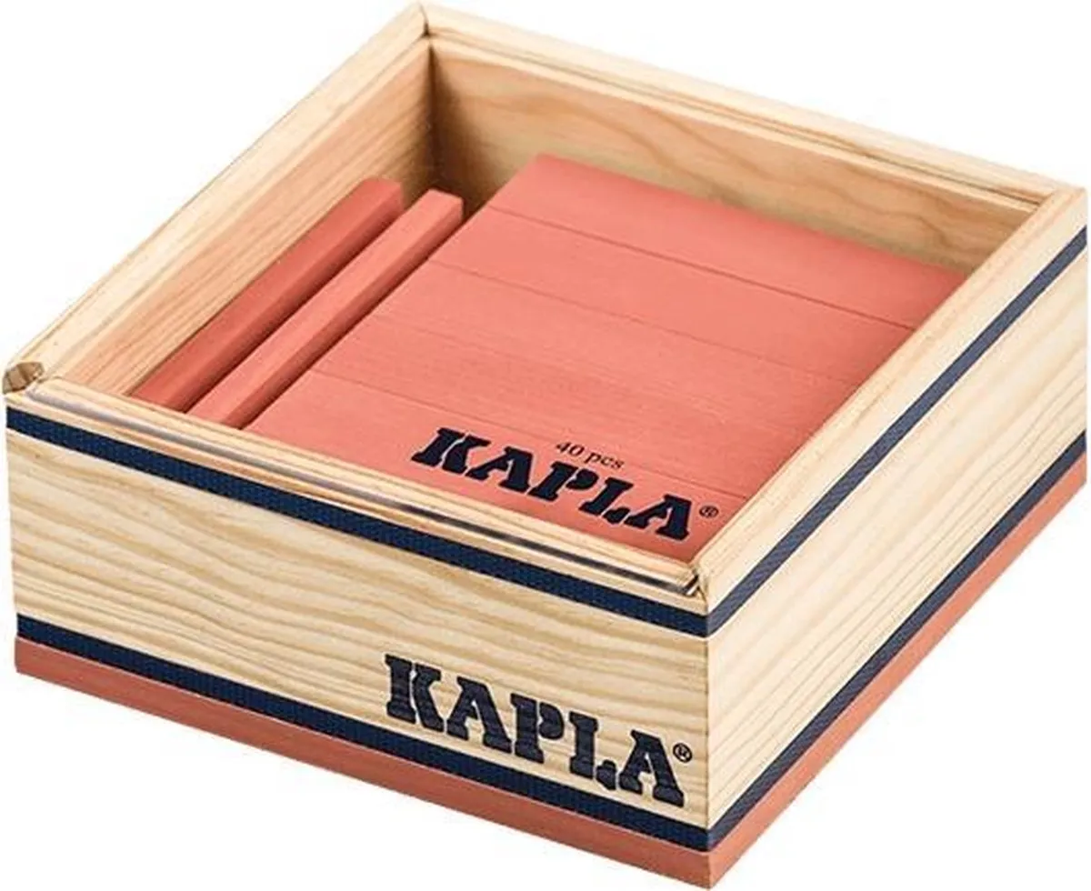 KAPLA Kleur - 40 Plankjes -  Roze speelgoed