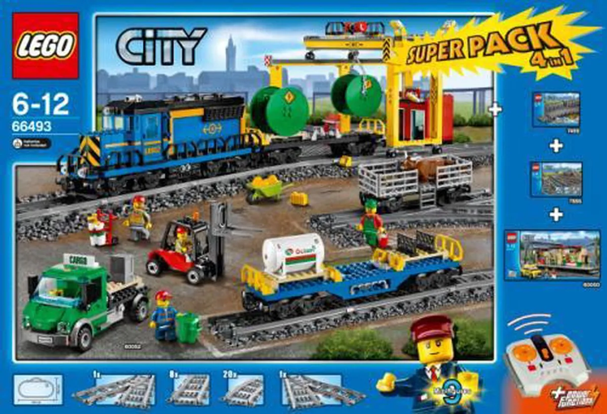 LEGO City Treinen Super Pack 4in1 - 66493 speelgoed