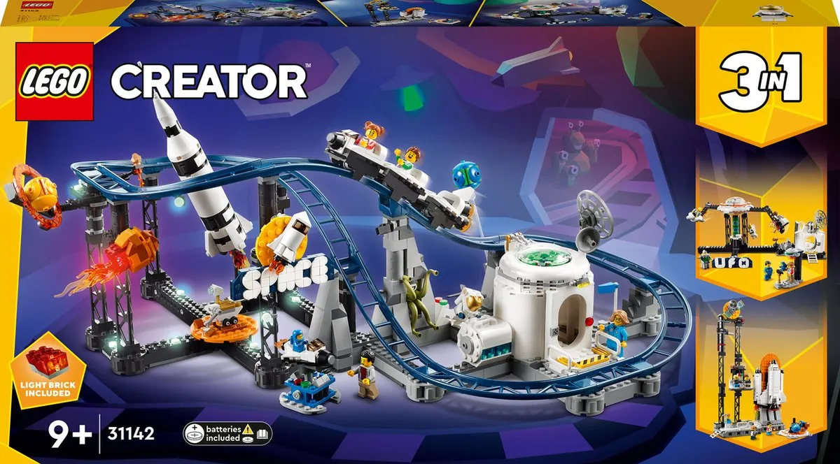 LEGO Creator 3in1 Ruimteachtbaan - 31142 speelgoed