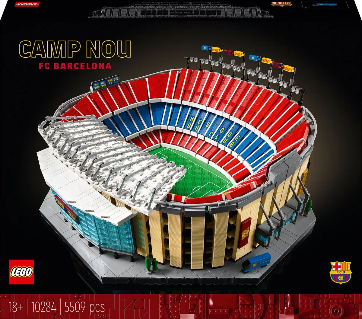 LEGO Creator Expert 10284 Icons Camp Nou – FC Barcelona speelgoed