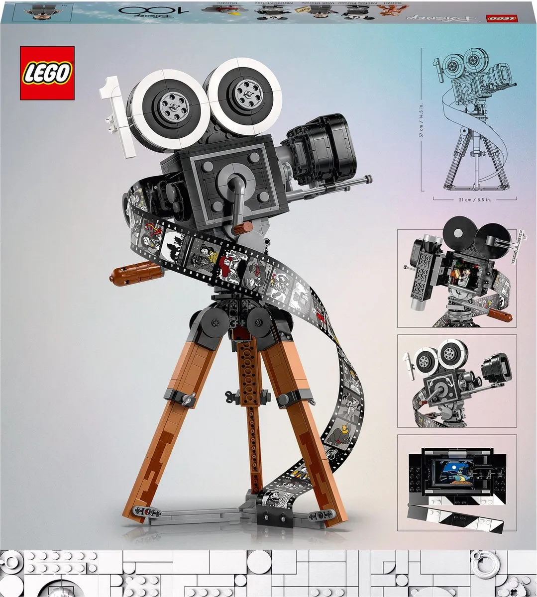 LEGO Disney Walt Disney eerbetoon – camera 100ste Verjaardag Set - 43230 speelgoed