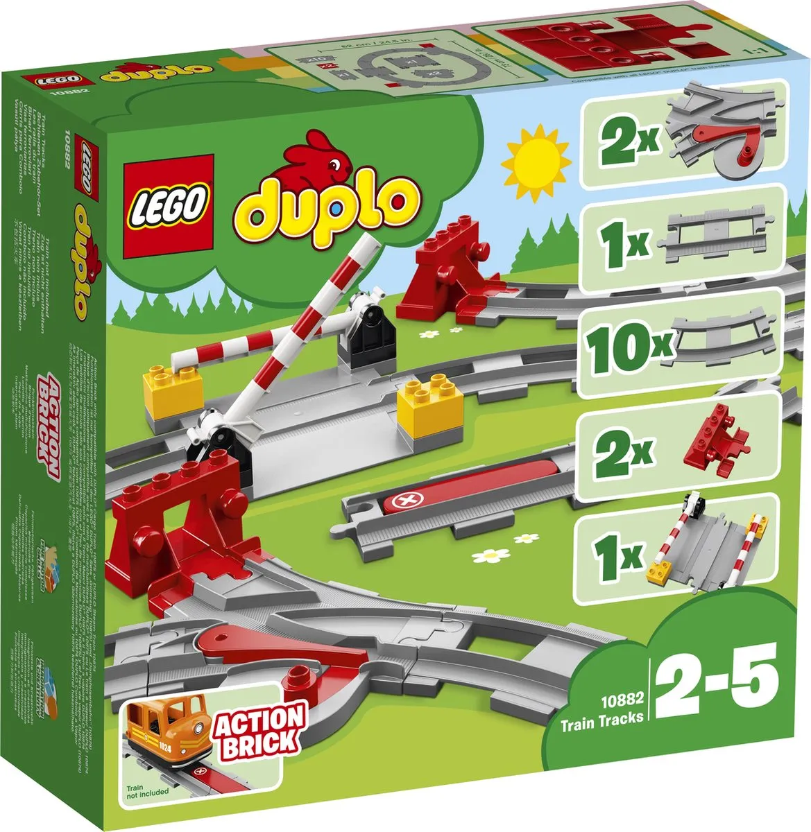 LEGO DUPLO Treinrails - 10882 speelgoed
