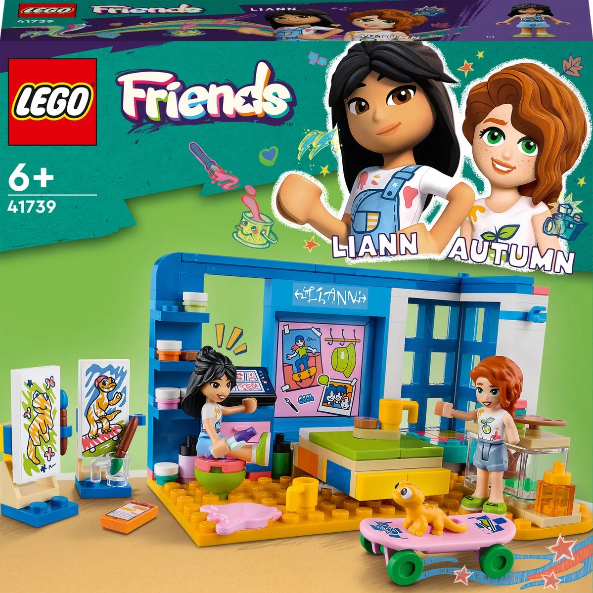 LEGO Friends Lianns kamer, Speelgoed om te Verzamelen - 41739 speelgoed