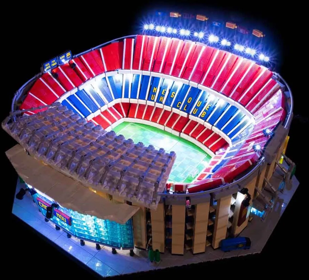 Light My Bricks - Geschikt voor LEGO Camp Nou - FC Barcelona 10284 Verlichtings Set speelgoed