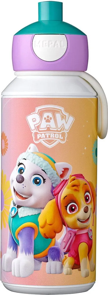 Mepal – Campus pop-up waterfles - Little Dutch - Drinkfles - 400 ml – Paw Patrol girls speelgoed