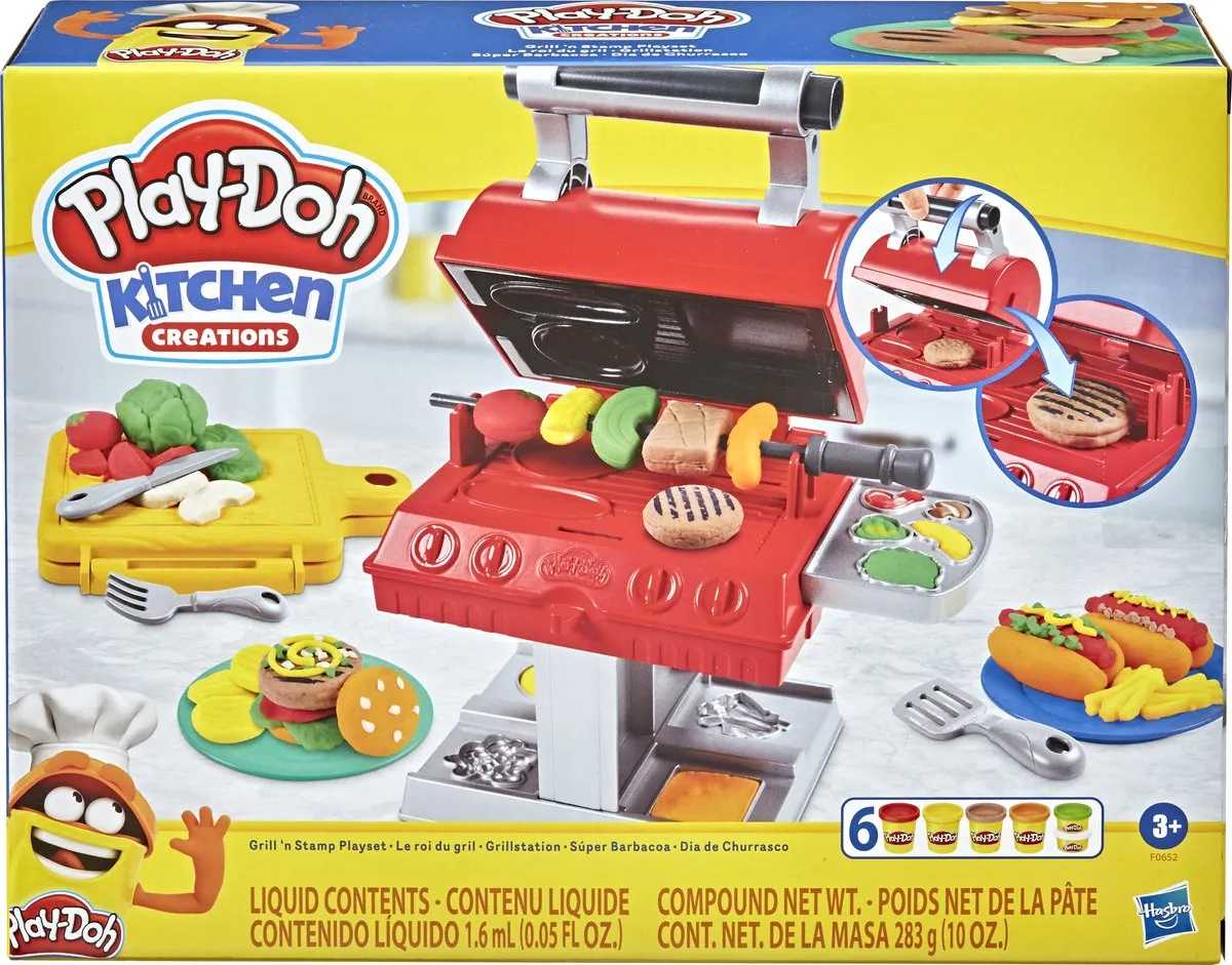 Play-Doh Super Grill Barbecue - Klei Speelset speelgoed