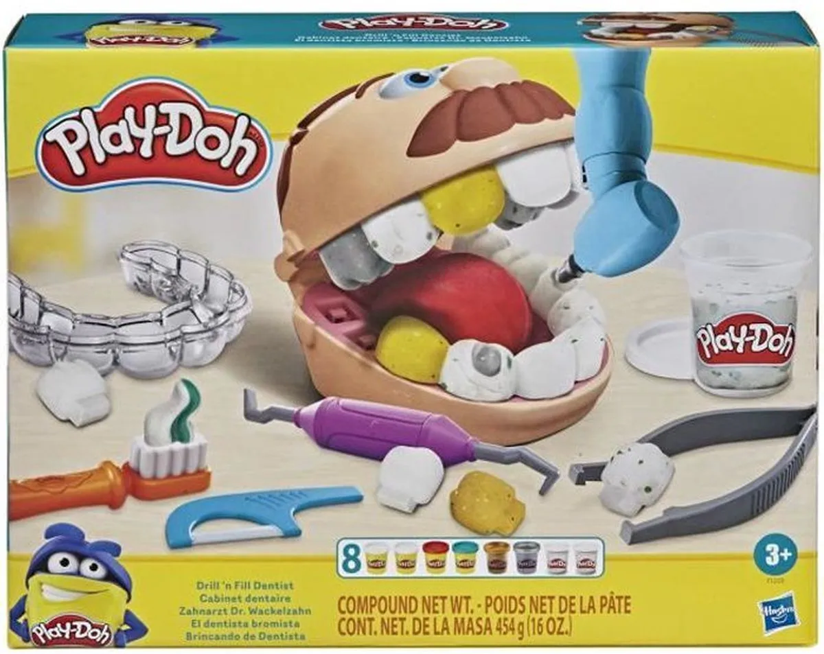Play-Doh Top Tandarts - Klei Speelset speelgoed