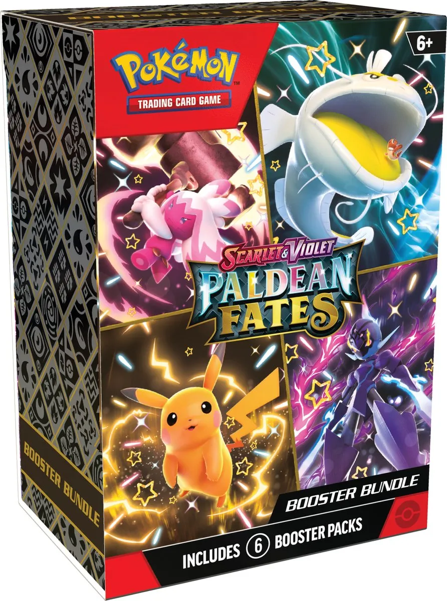 Pokémon Scarlet & Violet Paldean Fates Booster Bundel - Pokémon Kaarten speelgoed