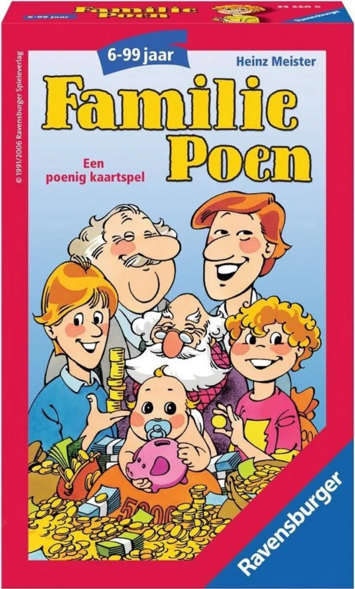 Ravensburger Familie Poen - Kaartspel - Pocketspel speelgoed