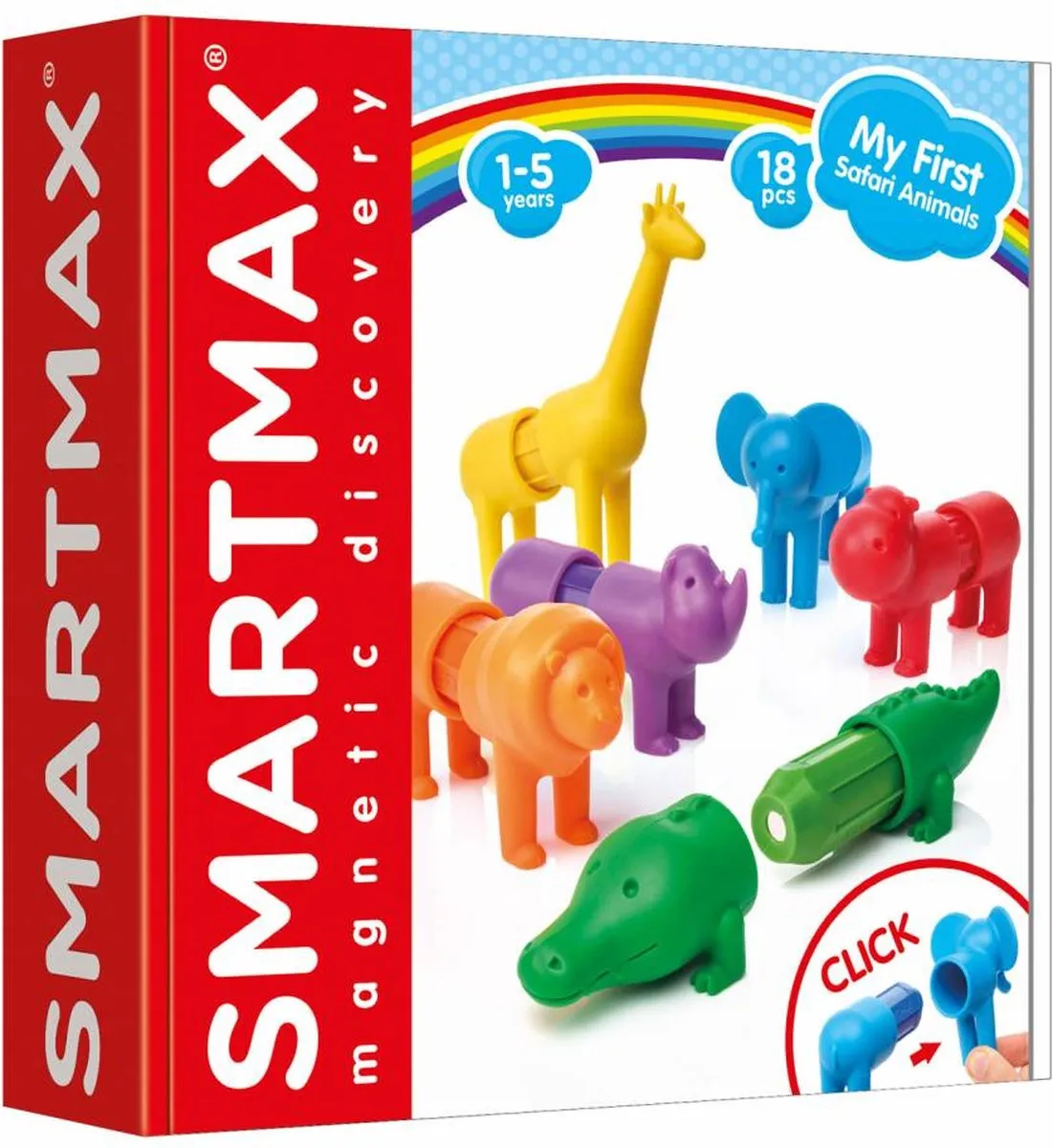 SmartMax My First Safari Animals - Magnetisch Constructiespeelgoed speelgoed