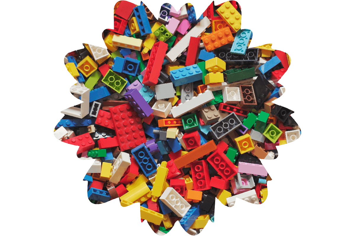 veel lego blokjes