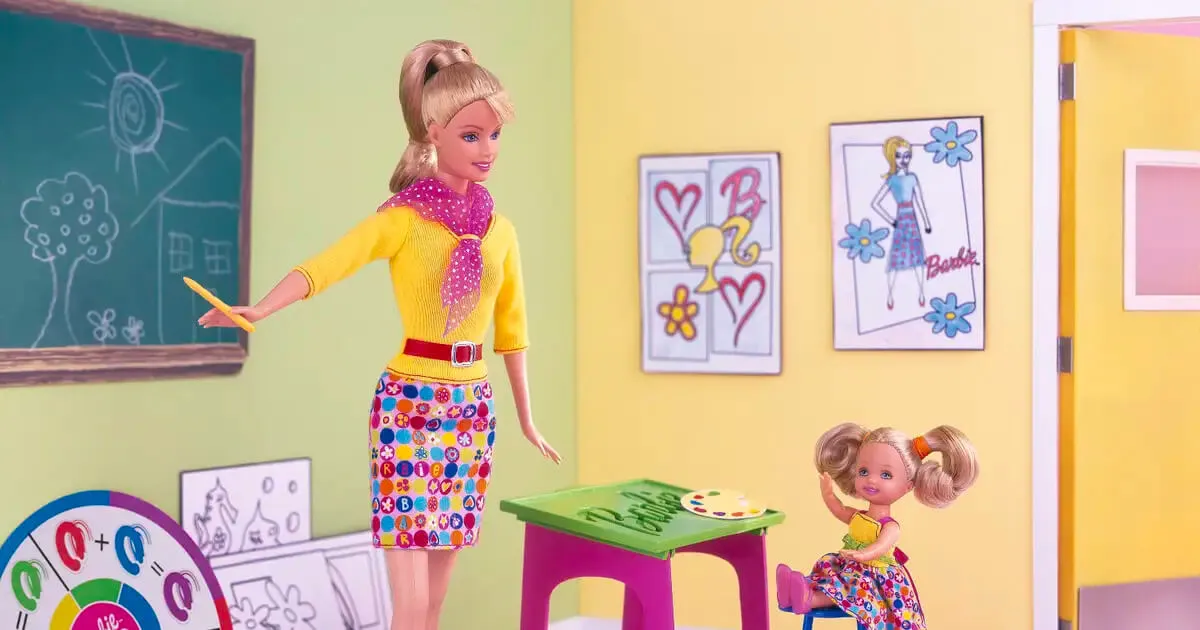 barbie 2002 lerares juf