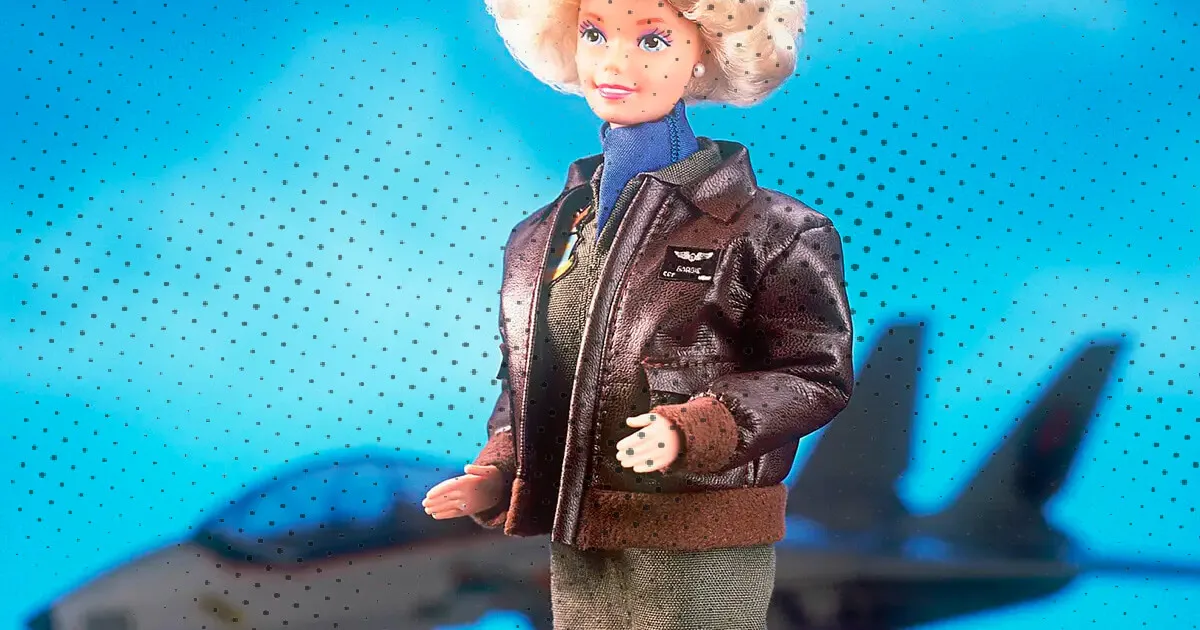 barbie 1991 piloot luchtmacht 