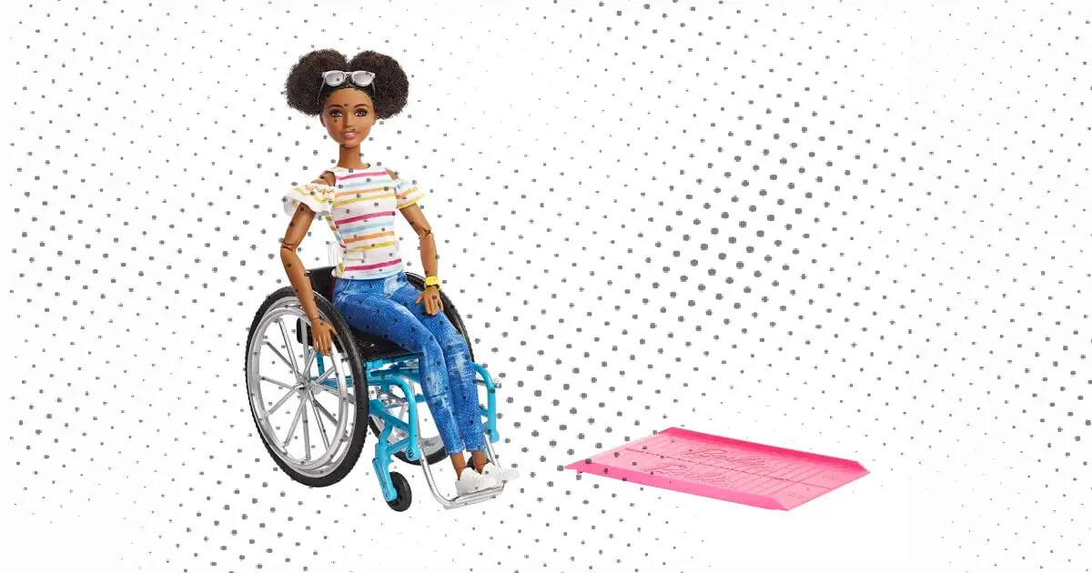 barbie 2019 fashinista rolstoel 