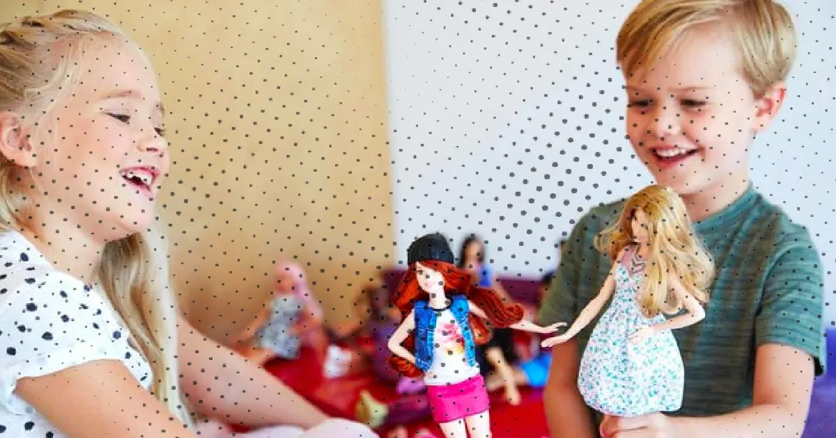 jongens spelen ook met barbies