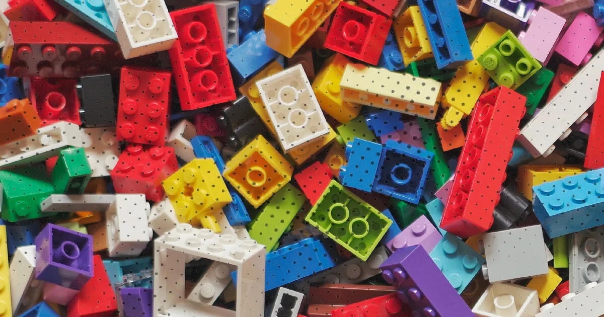 lego blokjes op een hoop
