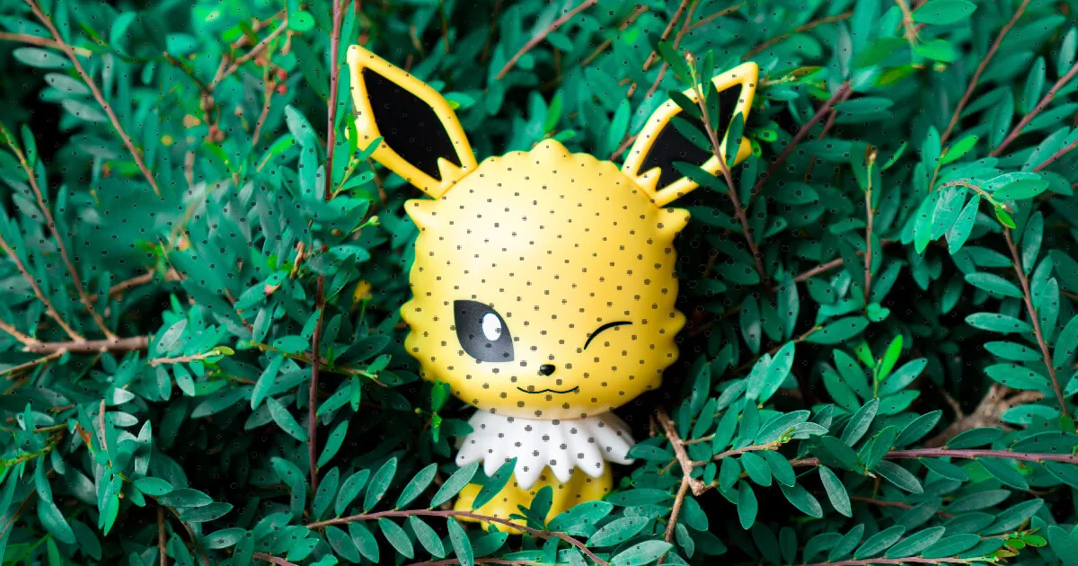 pokemon gele poppetje