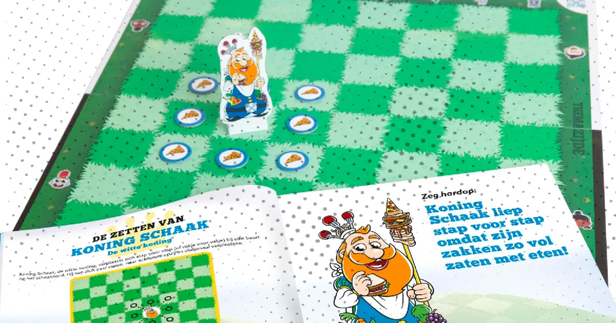 schaken leren verhaal koning schaak