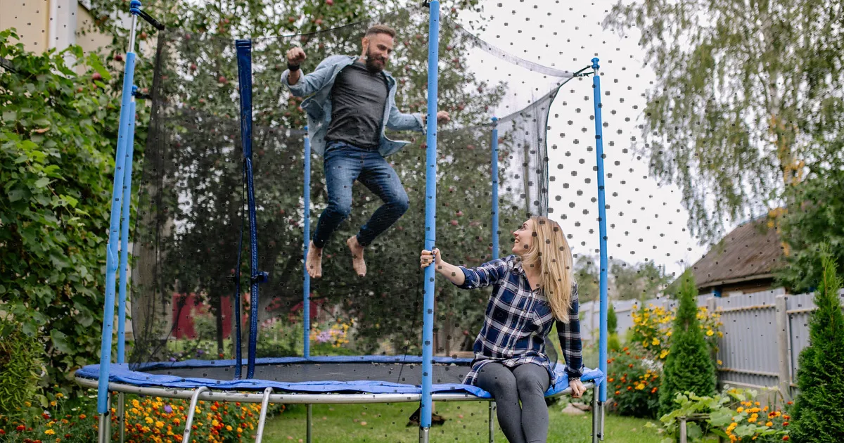 trampoline goed voor de motoriek
