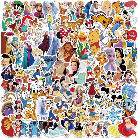 Omgekeerde lekken Vooroordeel Disney Figuren Stickers - Prijzen Vergelijken | 50 stuks