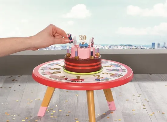 stromen Luxe catalogus BABY born Happy Birthday Feesttafel - Prijzen Vergelijken | Poppenmeubel