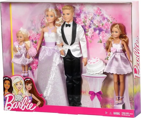 Beperken Cornwall de jouwe Barbie Bruiloft Cadeauset - Vergelijk prijzen | Barbiepop