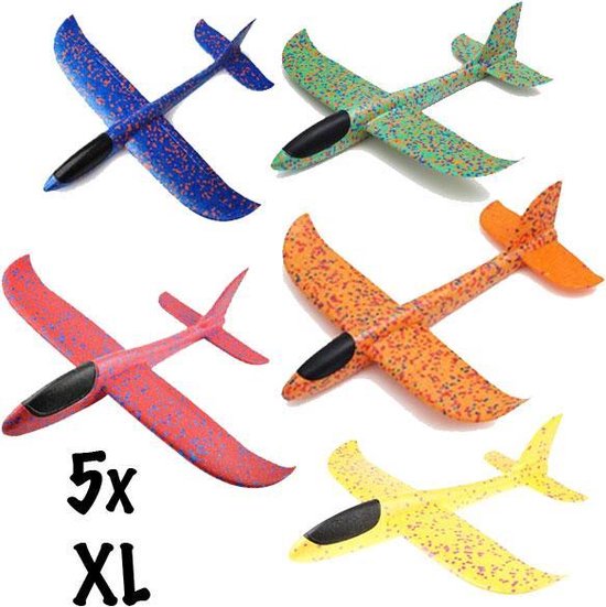 erosie dwaas vergiftigen Prijzen Vergelijken | 5 XL Zweefvliegtuig Wegwerp | Speelgoedvliegtuigen