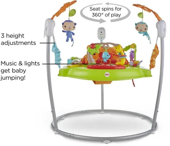 Academie Bejaarden speer Fisher-Price Jumperoo - Vergelijk Prijzen Roarin' Rainforest Wipstoel