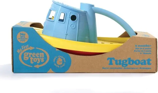 Trunk bibliotheek Onveilig Stroomopwaarts Green Toys - Sleepboot - Beste prijs!