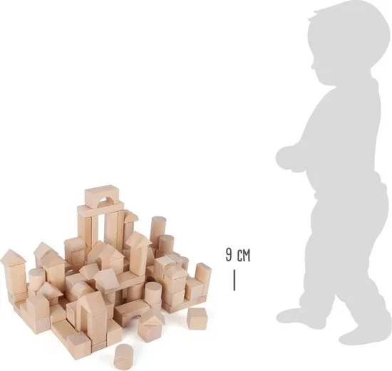 lijden Achternaam Onnodig 100 Houten Blokken - Prijzen Vergelijken | Small Foot Speelgoed"