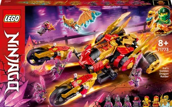 Nieuwe aankomst Een nacht het kan LEGO NINJAGO 71773: Prijzen Vergelijken voor Kai's Gouden Drakenvoertuig