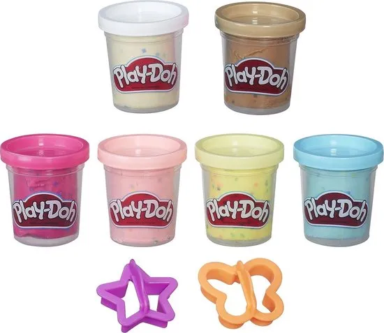 hoofdonderwijzer Betuttelen Verbeteren Play-Doh Confetti Klei - 6 Potjes | Prijzen Vergelijken