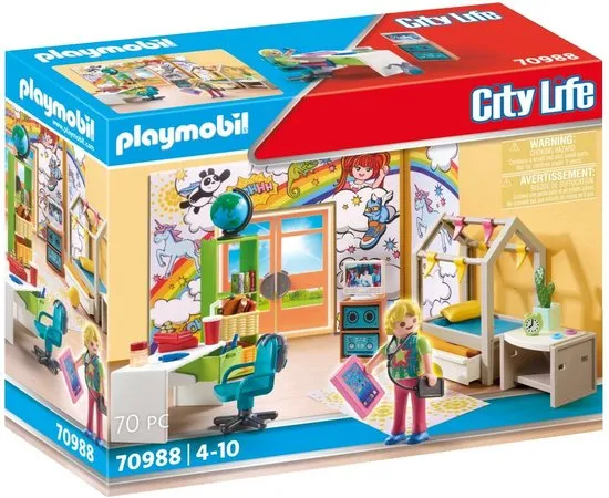 voorzien houten compileren Playmobil City Life Tienerkamer 70988 | Prijzen Vergelijken