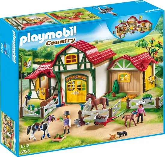 Slang Slaapzaal Veeg PLAYMOBIL 6926: Prijzen Vergelijken | Paardrijclub Country