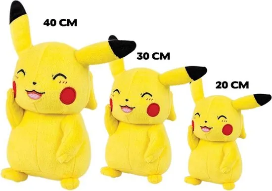verschijnen Verandert in Dierbare Pikachu Knuffel 30 cm | Prijzen Vergelijken - Tomy