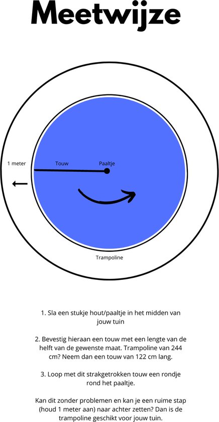 bibliotheek Vaardig Nodig hebben Prijzen vergelijken voor kindertrampoline met net - Relaxdays