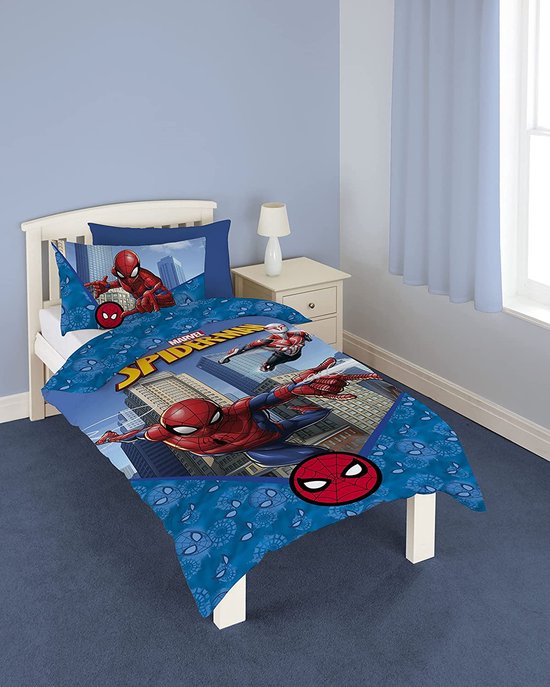 Onrechtvaardig Voordracht Geneeskunde Prijzen vergelijken voor Spider-Man dekbedovertrek 140x200 cm - Eenpersoons