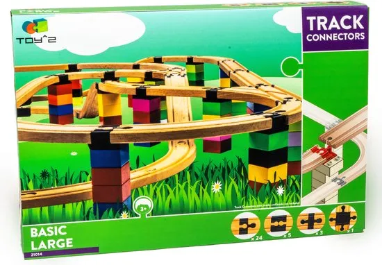 Gevestigde theorie koepel zuur Toy2 Track Connectors: Prijzen Vergelijken - Basic Large
