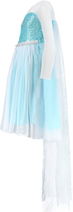 Sleutel Promoten snijden Prinsessenjurk Meisje - Frozen Elsa Jurk Sleep 116/122 | Prijzen Vergelijken