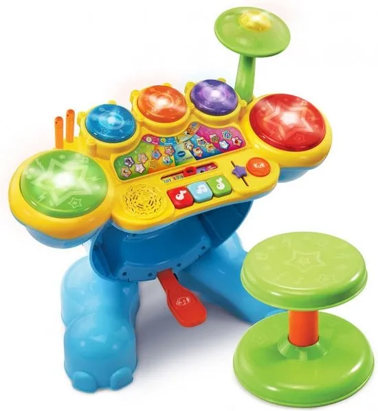 Baby Rock & Leer Drumstel - Educatief Babyspeelgoed - 1.5 tot 4 Jaar - Beste prijs!