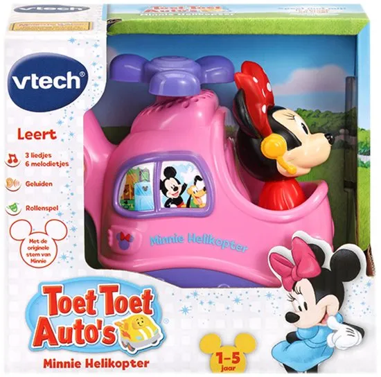 staal Langskomen Betrouwbaar VTech Toet Auto's Disney Minnie Heli | Prijzen Vergelijken | 1-5 Jr.