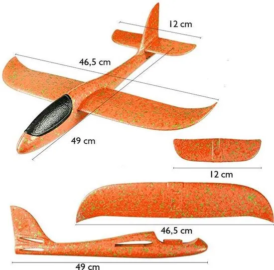 Terminologie scannen Zegenen XL Oranje Wegwerp Vliegtuig | Prijzen Vergelijken